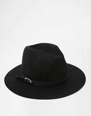 7x - Cappello Trilby Nero