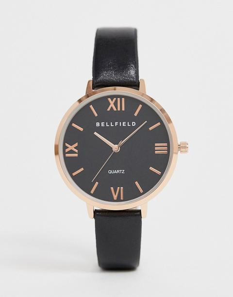 Bellfield - Orologio Da Donna Con Cinturino Nero - Nero