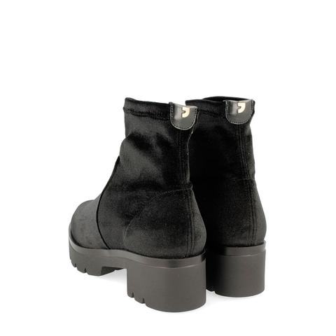 Botines De Terciopelo Negro Estilo Calcetín Con Suela Gruesa Y Tacón Bajo  Para Mujer 42070 from Gioseppo on 21 Buttons