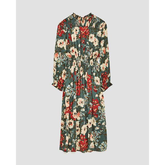 Vestido Bambula Estampada Elásticos de Zara en 21 Buttons Blusa Bambula Estampado Floral de Zara en 21 Buttons