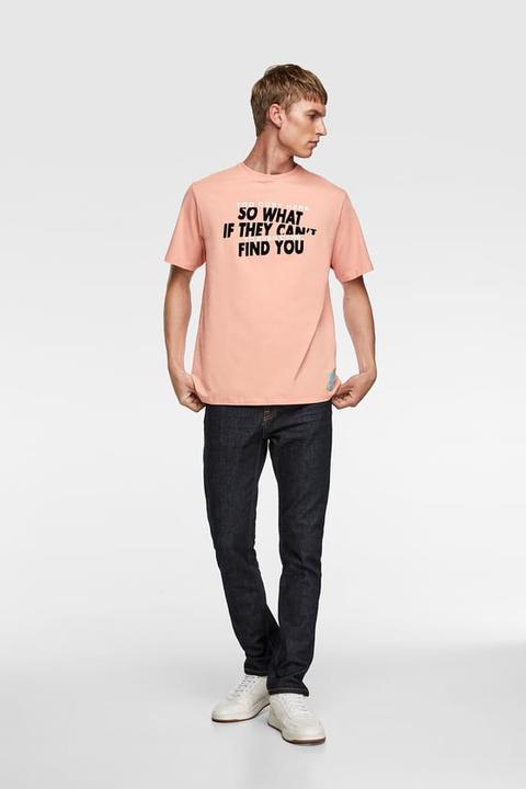 Camiseta Texto Combinado