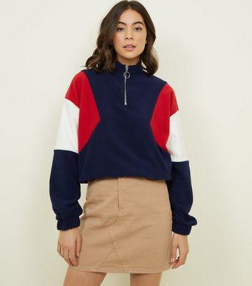 tommy hilfiger uo exclusive logo tape cropped sweatshirt