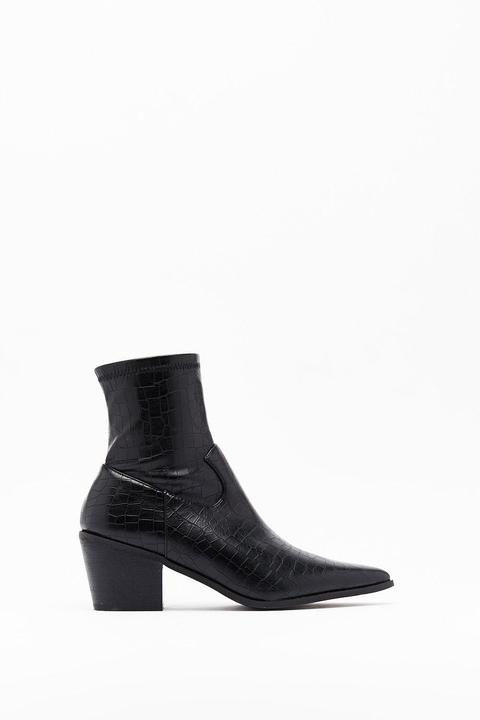 Womens Lay Low Western Sock Boots