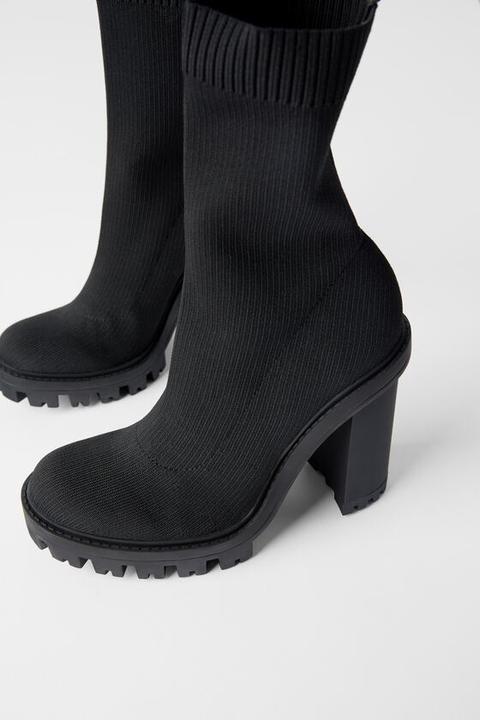 ankle boots lug sole