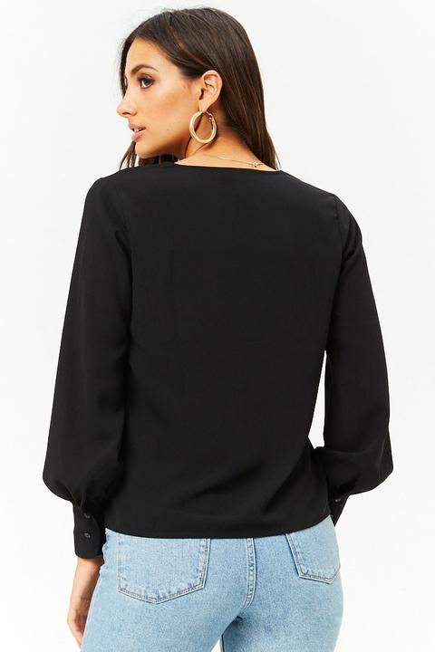 Blusa Con Pieghe