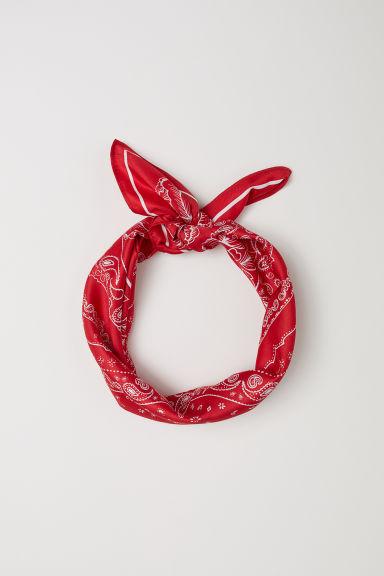 H & M - Foulard/fascia Per Capelli - Rosso