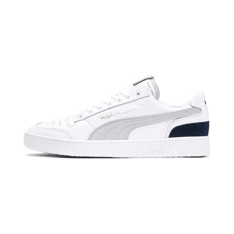 Chaussure Basket Ralph Sampson Low Og Sneaker, Blanc/bleu/gris, Taille 48.5, Chaussures