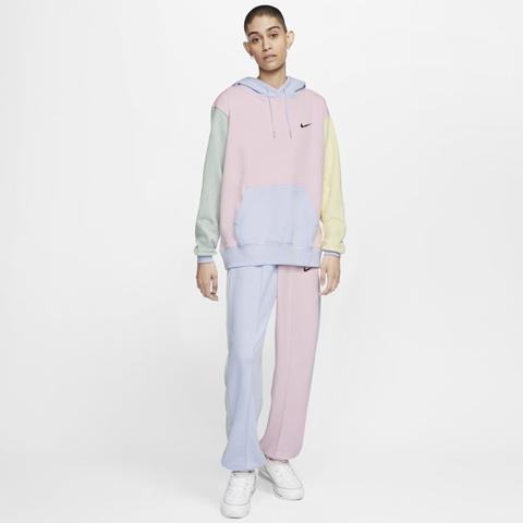 nike hoodie pink foam hydrogen blue