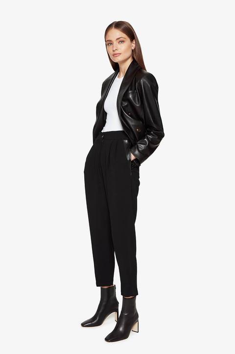 Anine Bing Eleanor Trouser In Black