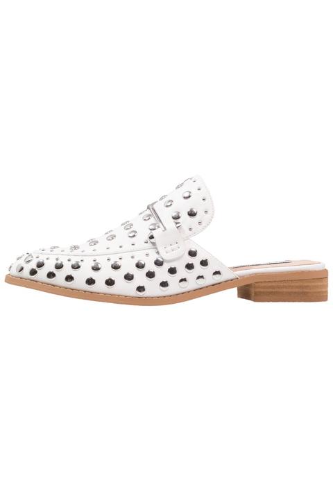 Steve Madden Laaura Ciabattine White/silver