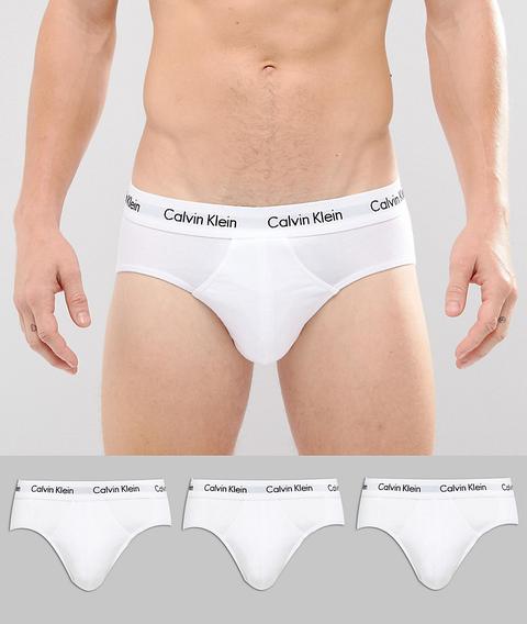 Calvin Klein - Confezione Da 3 Slip - Bianco