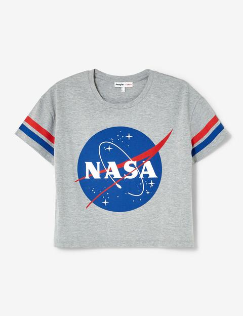 Tee shirt Nasa Gris from Jennyfer on 21 Buttons