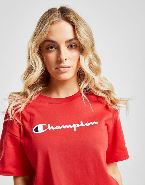 red champion shirt girls