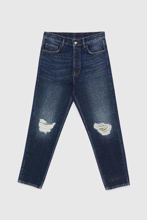 Jeans Applicazione Brillante