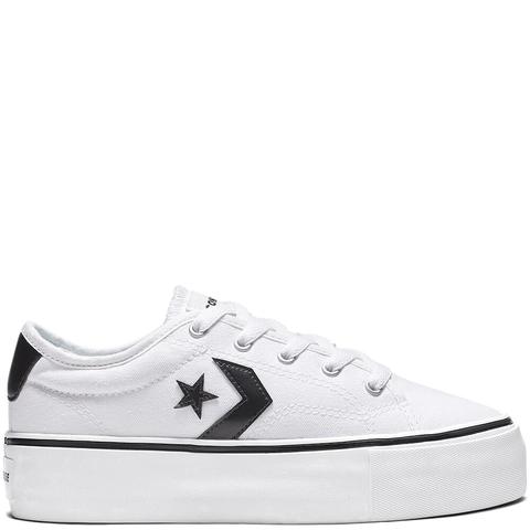 Converse Star Replay Platform Low Top Black, White