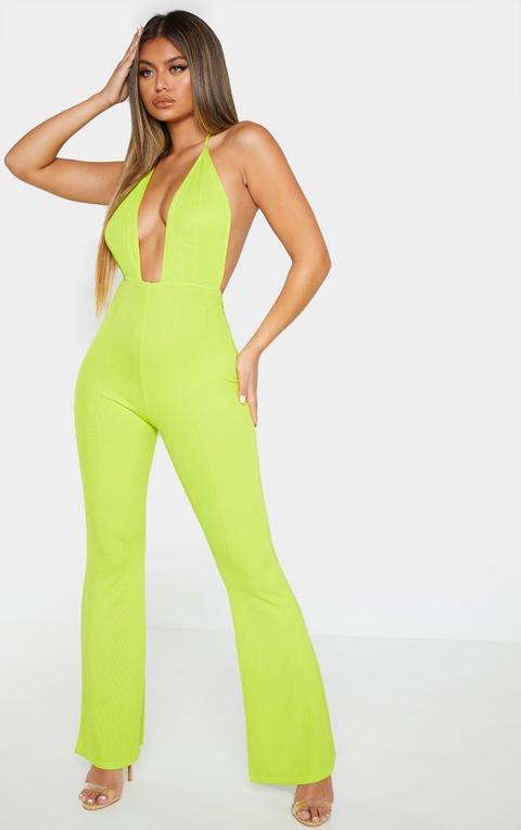 neon lime jumpsuit