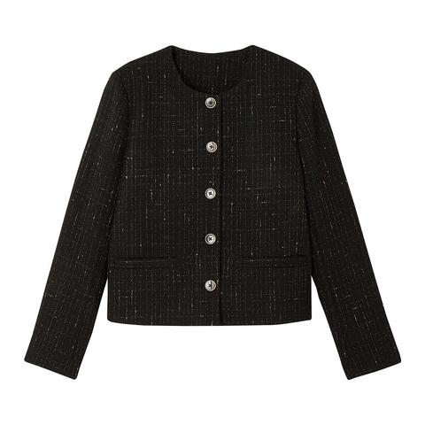 Chaqueta Corta De Tweed