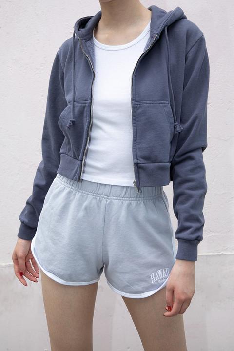 blue crystal hoodie