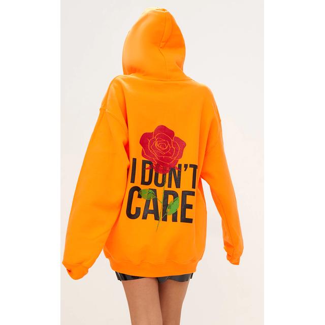 orange oversized hoodie