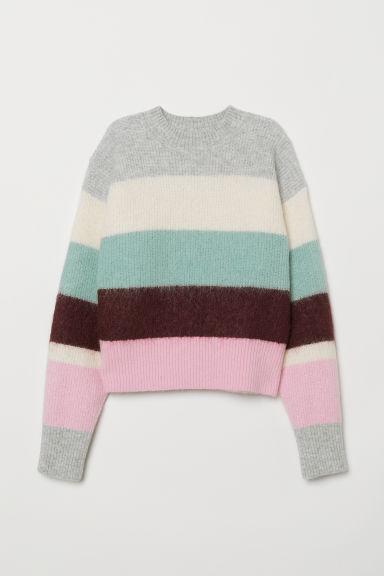 H & M - Pullover In Misto Lana - Turchese