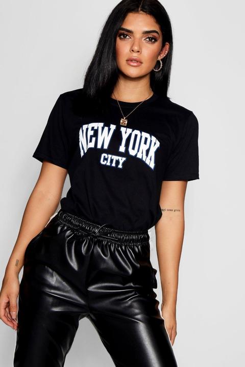 T-shirt Mit „new York City“-slogan