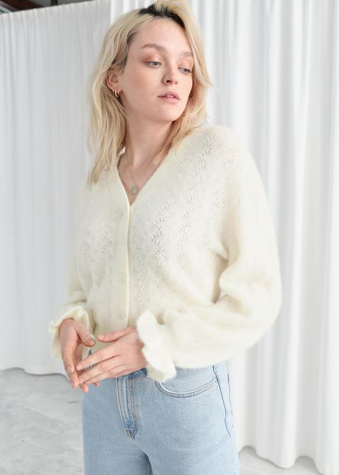 other stories alpaca cardigan