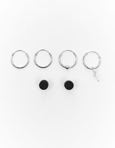 Set Of 3 Cross Earrings
