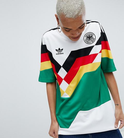 entregar A veces a veces inyectar Camiseta De Fútbol De Alemania Mashup De Adidas Originals de ASOS en 21  Buttons