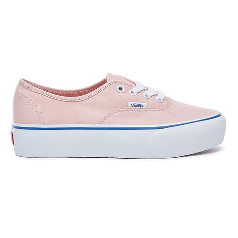 Vans Scarpe Canvas Authentic Platform 2.0 (evening Sand-true White) Uomo Rosa