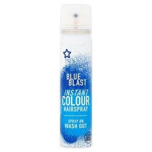 Superdrug Colour Hairspray Blue from Superdrug on 21 Buttons Superdrug Colour Hairspray Blue from Superdrug on 21 Buttons