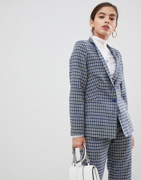 Unique21 - Blazer A Quadri Sartoriale - Multicolore