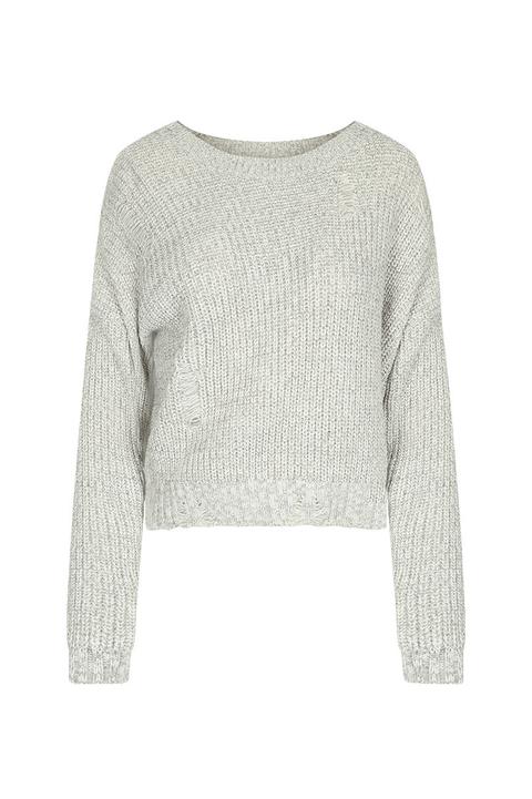 Pullover Grigio Chiaro