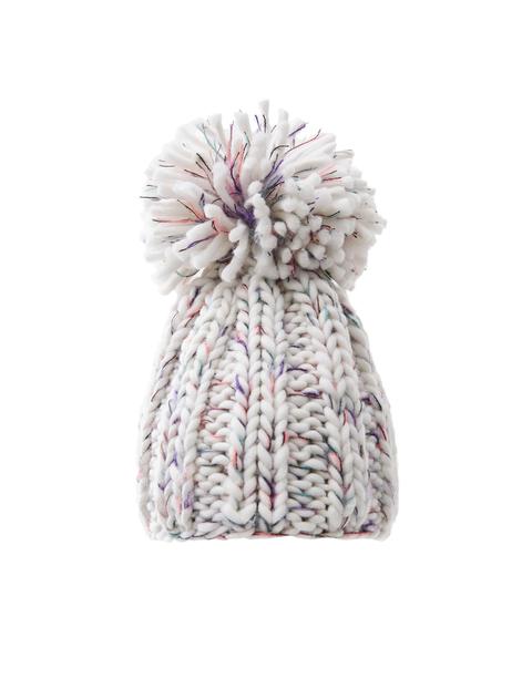 Gorro Punto Colores Pompón