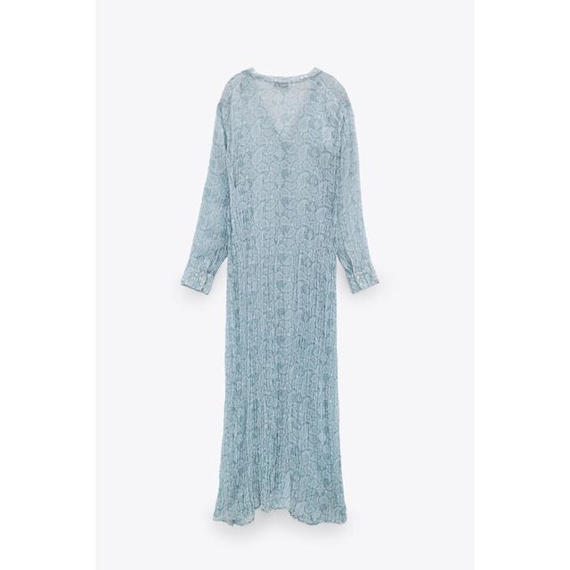 Vestido Estampado Fecto Arrugado from Zara on 21 Buttons