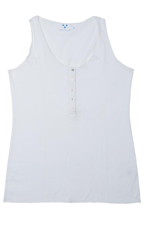 Camiseta De Punto Mujer Blanca
