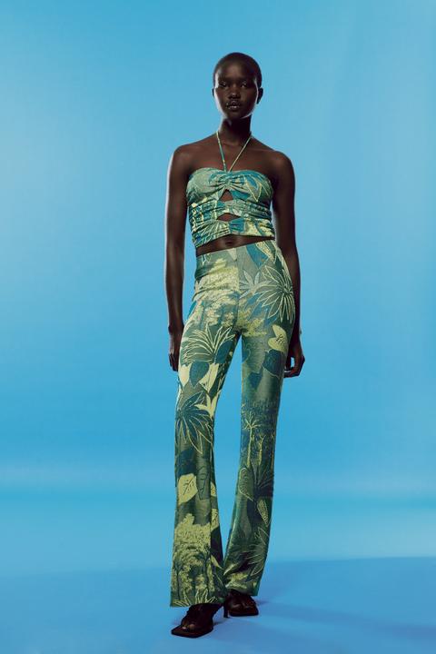 Top Cut Out Jacquard