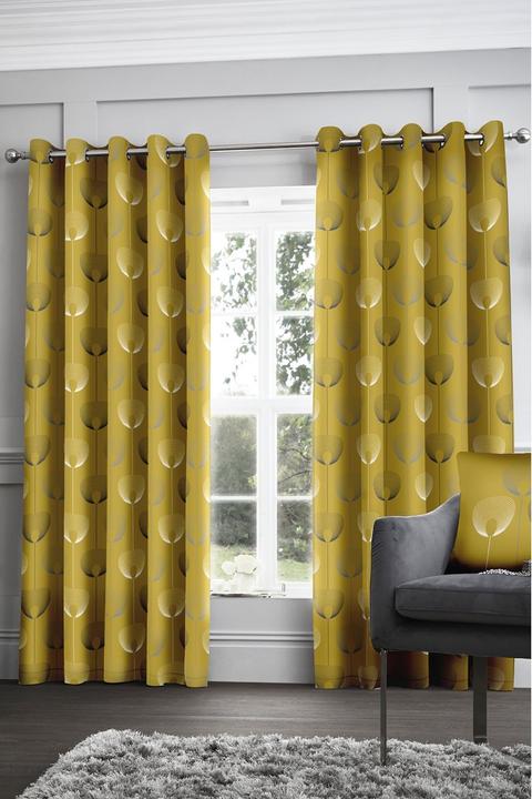 Appletree Elba Geo Blackout/thermal Eyelet Curtains