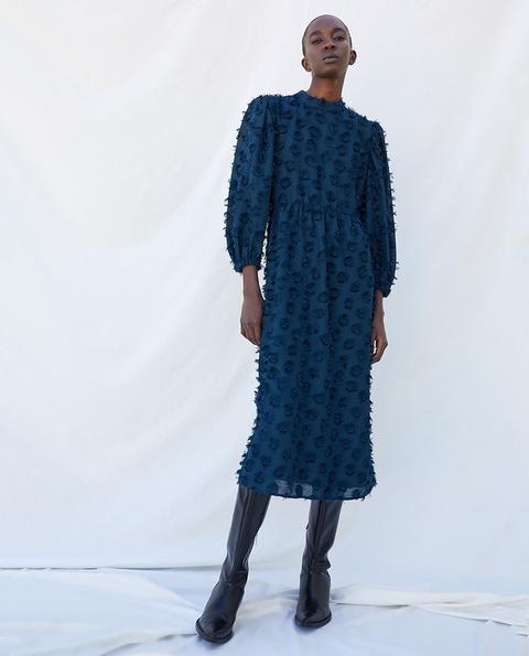 Sfera - Vestido Midi Tejido Textura
