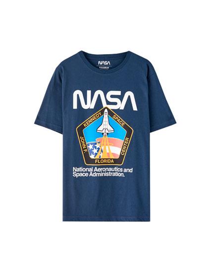 maglietta nasa nera