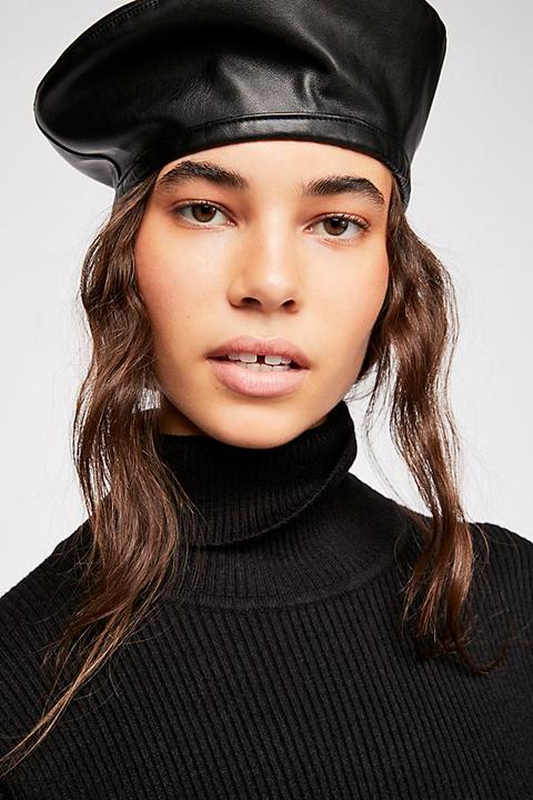 Bond Vegan Leather Beret