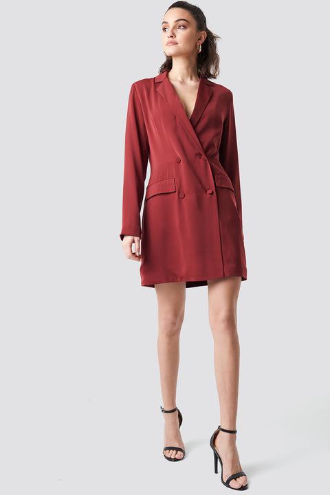 Double Breasted Blazer Dress