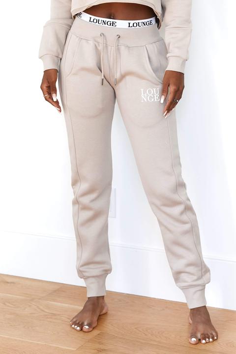 Mink Fitted Joggers