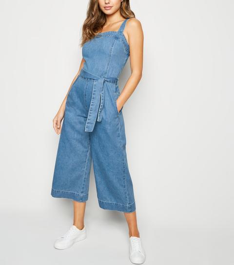 new look denim jumpsuit