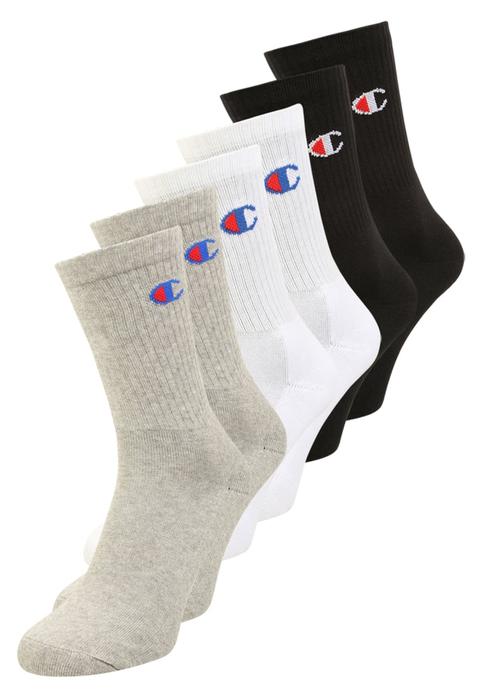 Champion 6 Pack Calze Sportive Oxford Grey/white/natural Black