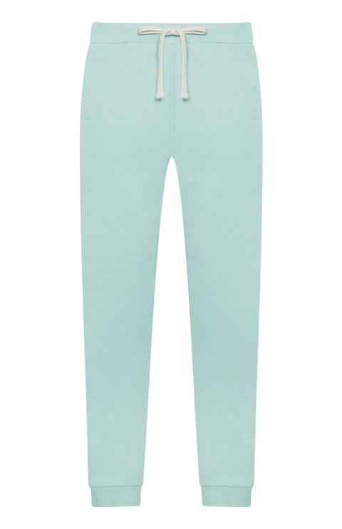 Joggers Menta Con Caviglia Elasticizzata