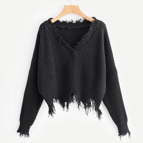 Maglione A Spalla Grezzo