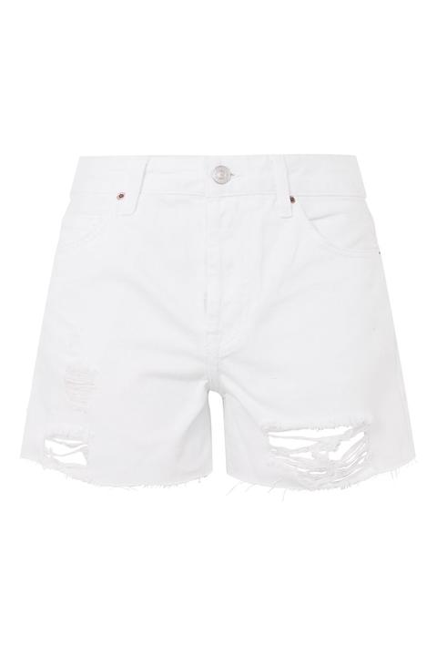 Moto White Ashley Shorts