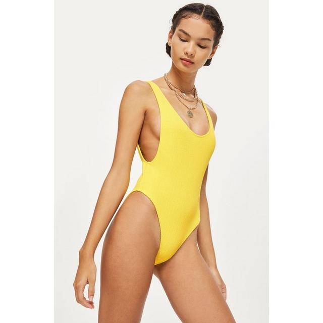 topshop yellow swimsuit