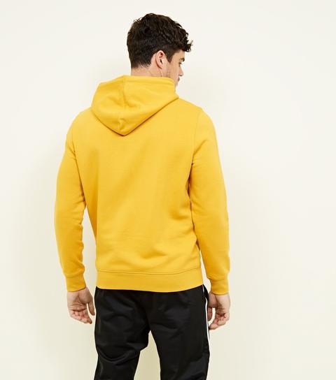 yellow hoodie new look