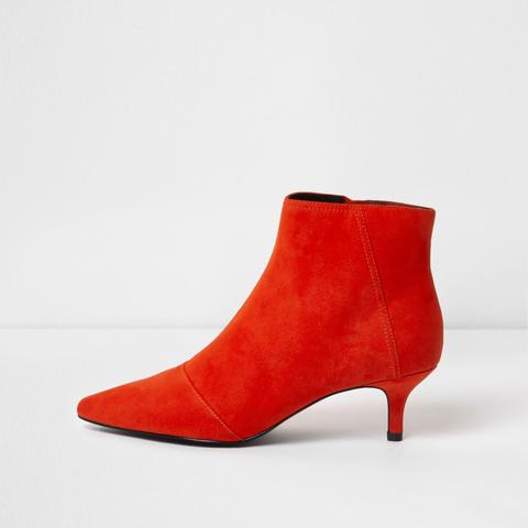 river island red boots